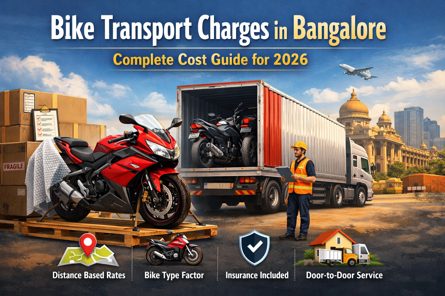 Bike Transport Charges in Bangalore